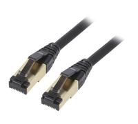 PP8-LSZHCU-BK-5M Patch cord Connettore RJ45, su entrambi i lati S/FTP Cat 8 L...