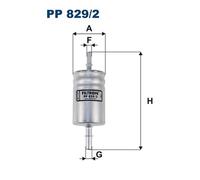 FILTRON PP 829/2 Filtro carburante