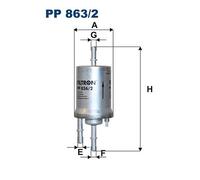 PP836/2 Filtro carburante Filtron