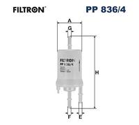 Filtro carburante FILTRON PP836/4