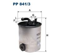 Filtro carburante Filtro per condotti/circuiti PP 841/3 FILTRON