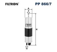 Filtro carburante Filtro per condotti/circuiti PP 866/7 FILTRON per VOLVO S90 II