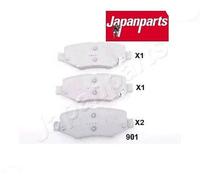 PP901AF Kit pastiglie freno a disco post (MARCA-JAPANPARTS)