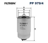 PP979/4 Filtro carburante Filtron