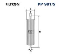 Filtro carburante FILTRON PP 991/5