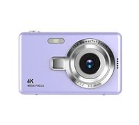 PpAaJK CCD Digital Camera Studenti Introduzione al Campus Digitale Retro Pocket Card Digitale Colore Viola con Scheda di Memoria.
