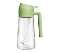 PpAaJK Distributore e Spruzzatore 2 in 1, Bottiglia Distributore di Spruzzo di Vetro Circa 16 Oz per Cucina Verde