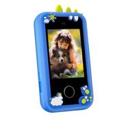 PpAaJK Giocattolo Educativo per Bambini con Touchscreen e Doppia Fotocamera HD, Lettore Musicale, Gioco da Dipingere, Regalo per Bambini