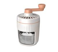 PpAaJK Macchina per il ghiaccio tritato portatile rotante manuale con vassoi per il ghiaccio trituratore per gelato manovella agitatore per tritatutto, B