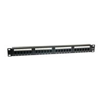 PPANEL-UTP6-24P-K-1U . Patch Panel 1U, 24 porte CAT6 RJ45