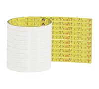 PPcdfre 10 Confezioni di Nastro di Misurazione Autoadesivo, Nastro di Misurazione Adesivo, Nastro di Misurazione Adesivo (12 Piedi, Giallo)