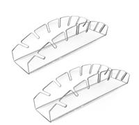 PPcdfre 2 supporti per cappelli da baseball, organizer per cappelli in acrilico per 14 berretti da baseball senza installazione