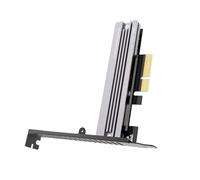 PPcdfre Adattatore Convertitore da SSD M.2 NVME A PCIE 4.0 X1/X4/X8/X16 da 64 Gbps con Dissipatore di, Scheda di Espansione PCI Express per PC Desktop