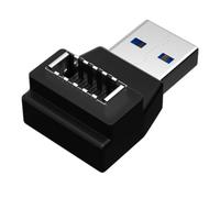 PPcdfre Connettore USB 3.1 per pannello frontale, da USB tipo E a USB tipo A, connettore tipo E femmina a USB A maschio