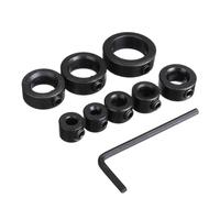 PPcdfre Drill Stop Bit Collar Set 3-16mm con Chiave Esagonale Bit Anello di Limite Twist Drill Posizionamento Anello Accessori Strumento