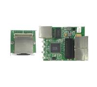 PPcdfre Il modulo switch Gigabit a 3 porte è ampiamente utilizzato nella linea LED a 5 porte 10/100/1000 M Modulo interruttore mini porta di contatto PCBA