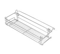 PPcdfre Rastrelliera Portaoggetti Laterale in Alluminio per Tavolo da Esterno, Staffa di Espansione per Tavolo in Rete Sospesa, Cestino di Prolunga per Tavolo Pieghevole