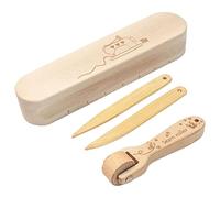 PPcdfre Rullo per Cuciture nel Legno di Faggio Accessori per Utensili per Appiattire Le Cuciture Forniture Professionali Accordatore di Punti per Cucire