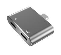 PPcdfre USB C a AR occhiali e adattatore di ricarica per AIR/2 supporta fino a PD100W ricarica rapida e uscita video 4K 60Hz