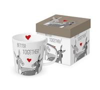 PPD Tazza Donkey Love Trend in confezione regalo Tazza con manico Tazza da caffè 400 ml