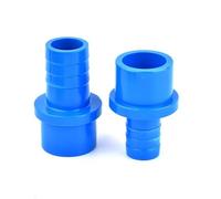 PpeiliL 10 connettori for Tubi in PVC - Argento/Bianco/Blu, Diametro Esterno 20/25/32 mm, raccordi for irrigazione da Giardino Resistenti(Blue,20mmx18mm)
