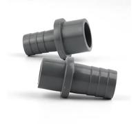 PpeiliL 10 connettori for Tubi in PVC - Argento/Bianco/Blu, Diametro Esterno 20/25/32 mm, raccordi for irrigazione da Giardino Resistenti(Silver,32mmx20mm)