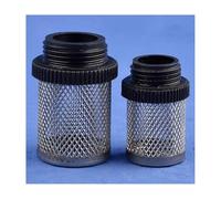 PpeiliL Filtro for Acqua in Acciaio Inossidabile 304 Resistente, Filettatura Esterna da 1/2"-2" for acquari, stagni e irrigazione - Confezione da 5(1.5In)