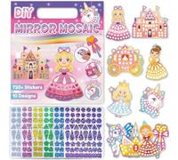 PPGGOPP Kit Mosaico Bambini, Libro di Adesivi 3D Riutilizzabili, 3D Riutilizzabile Stickers, Libri con Adesivi, Kit Mosaico Adesivo, Libro Adesivo Attacca, Mosaici Adesivis per Bambini (Colore B)