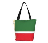 PPHGUT Bandiera della Repubblica Cecena Stampa Borsa a tracolla da donna Shopping per tutti i giorni in spiaggia viaggio viaggio alla moda Casual Tote
