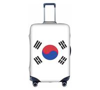 PPHGUT Bandiera della Repubblica di Corea Stampa Universale Valigia Da Viaggio Copertura Elastico Bagagli Protector Impermeabile Leggero, bianco, S, Organizer per borse