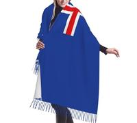 PPHGUT Bandiera Dell'Islanda Stampa Nappa Sciarpa Per Le Donne Morbido Scialle Caldo Avvolgere Con Autunno Inverno Moda Accessorio