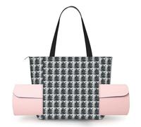 PPHGUT Blue Eyes Wolf Print - Borsa da yoga da donna, leggera, da viaggio, allenamento, idea regalo alla moda