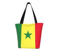 PPHGUT Borsa a tracolla funzionale con stampa della bandiera del Senegal, comoda borsa a tracolla, alla moda, per corsa e viaggi