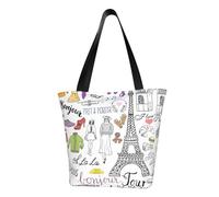 PPHGUT Borsa a tracolla funzionale con stampa della Torre Eiffel francese di Parigi, comode borse a tracolla alla moda per corsa e viaggi