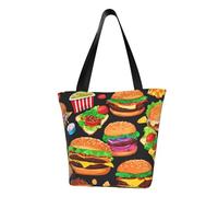 PPHGUT Borsa a tracolla funzionale con stampa divertente con motivo alimentare Borse a tracolla comode alla moda per corsa e viaggi