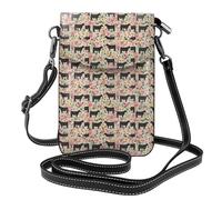 PPHGUT Flower Cow Farm Stampa Borsa a tracolla regolabile Borsa a tracolla da donna Custodia per telefono leggera Accessorio alla moda