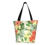 PPHGUT hojas tropicales y flores stampa funzionale borsa a tracolla comoda borsa a tracolla trendy corsa viaggi gite