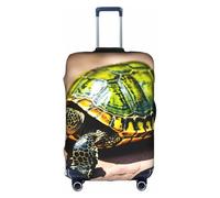 PPHGUT Lord Howe Island Sea Turtle Print Universal Travel valigia cover elastica impermeabile leggera, bianco, S, Organizer per borse