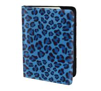 PPHGUT Pelle di leopardo Stampa Animale Uomini Donne Passaporto Documento di Viaggio Leggero Stylis Sicuro Affari, Nero , Taglia unica