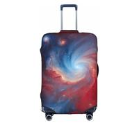 PPHGUT Red Blue Galaxy Print Universal Travel Suitcase Cover Elastico Bagagli Protezione Impermeabile Leggero, bianco, S, Organizer per borse