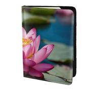 PPHGUT Spirit of The Lotus Stampa Uomo Donna Passaporto Documento di Viaggio Leggero Stylis Sicuro Affari Tempo Libero, Nero , Taglia unica