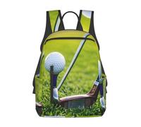 PPHGUT Zaino da viaggio leggero con stampa campo da golf, da uomo e da donna, borsa casual per il fine settimana, per tutti i giorni
