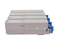 PPhQwgNYe 4 pezzi cartuccia toner a colori compatibile con stampante Okidata 712 C712n C712dn numero di parte 46507604 46507603 46507602 46507601