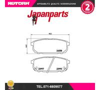 PPK03AF Kit pastiglie freno a disco posteriore (MARCA JAPANPARTS)..
