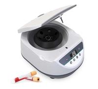 PPLDABNK Centrifuga Da Laboratorio, Velocità 500-5000 Giri/min, Forza Centrifuga 3074 Xg, Grande Capacità, Per Sangue/siero/plasma, Display LCD, Timer 10s-99min59s,LC-6S