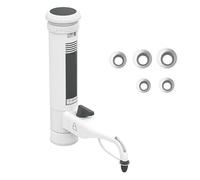 PPLDABNK Dosatore Digitale Per Flaconi Da Laboratorio, Regolazione Della Dose Da 0,5 A 60 Ml Con Doppia Valvola Di Sicurezza, Include 5 Connettori Filettati,DA-2.5ML