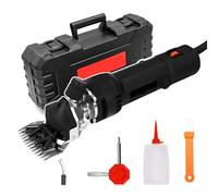 PPLDABNK Forbici Elettriche Portatili Per Lana Da 690 W - Controllo Della Velocità A 6 Velocità - Include Spazzola Per La Pulizia + Cacciavite + Scatola Di Immagazzinaggio,Black