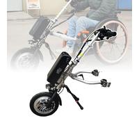 PPLDABNK Kit di Conversione per Sedia A Rotelle Elettrica da 500 W - Dispositivo di Trazione Motorizzato con 3 modalità di velocità, Faro Anteriore E Caricabatterie USB,B-13AH