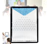 PPLDABNK Tavola Di Galton Con Perline E Tavola Di Dalton, Strumento Dimostrativo Di Probabilità E Curva A Campana Per L'insegnamento Della Fisica, Modello Statistico Blu Da 31,5x41,5 Cm,41.5 * 31.5cm