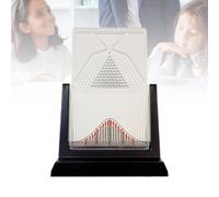 PPLDABNK Tavola Di Galton Per La Distribuzione Statistica - Dimostrazione Di Probabilità in Classe 12x12x17cm, Strumento Didattico Per Il Metodo Statistico, Giocattoli Di Fisica,12 * 12 * 17cm